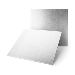 BASE PLATEADA 3 MM CUADRADA - 20 CM.