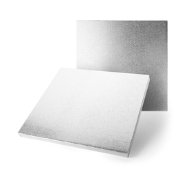 BASE PLATEADA 12 MM CUADRADA - 30 CM.