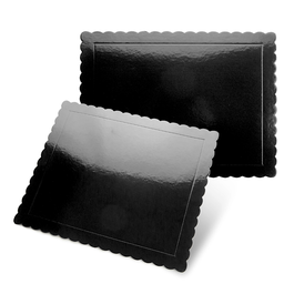 BASE RECTANGULAR 3 MM NEGRA - 40 X 30 CM.