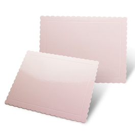 BASE RECTANGULAR 3 MM ROSA BEBÉ - 25 X 35 CM.