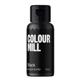 COLORANTE EN GEL NEGRO AQUA BLEND 20 ML. COLOUR MILL