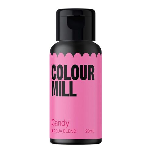 COLORANTE EN GEL ROSA CANDY AQUA BLEND 20 ML. COLOUR MILL