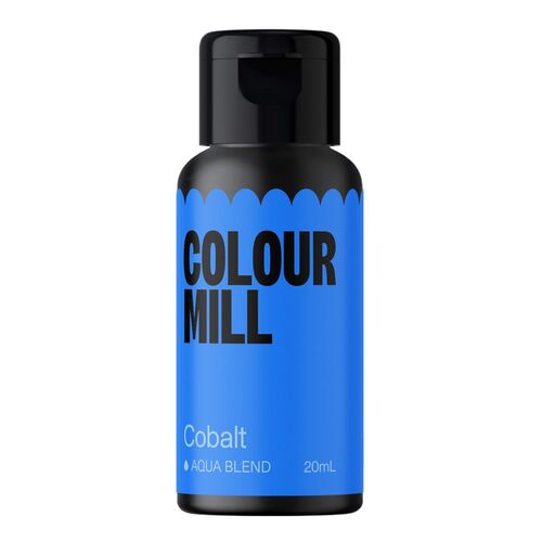 COLORANTE EN GEL AZUL COBALTO AQUA BLEND 20 ML. COLOUR MILL