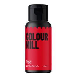 COLORANTE EN GEL ROJO AQUA BLEND 20 ML. COLOUR MILL