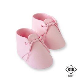 BOTINES BEBÉ ROSAS 2 UDS. PME