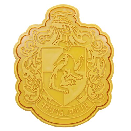 CORTADOR Y MARCADOR GALLETAS ESCUDO HUFFLEPUFF PME