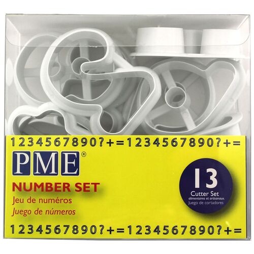 SET NÚMEROS 13 UDS. H5 CM. PME