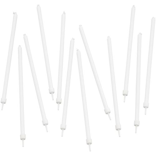 VELAS EXTRA LARGAS BLANCAS 12 UDS. WILTON