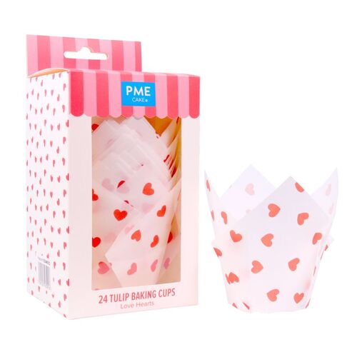CPSULAS MUFFIN SAN VALENTÍN/CORAZONES PME