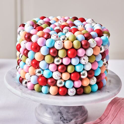 BOLAS CRUJIENTES DE CHOCOLATE PEARL PINK 130 GR. FUNCAKES