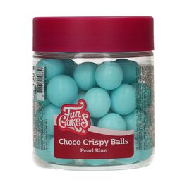 BOLAS CRUJIENTES DE CHOCOLATE PEARL BLUE 130 GR. FUNCAKES