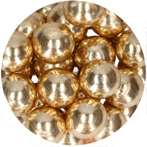 BOLAS CRUJIENTES DE CHOCOLATE METALLIC GOLD 130 GR. FUNCAKES