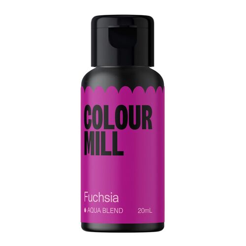 COLORANTE EN GEL FUCHSIA AQUA BLEND 20 ML. COLOUR MILL