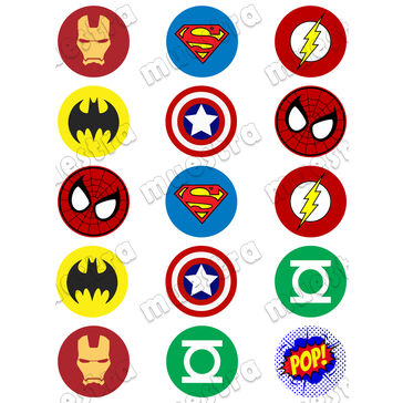 SUPERHÉROES 5 CM. - MOD. 1