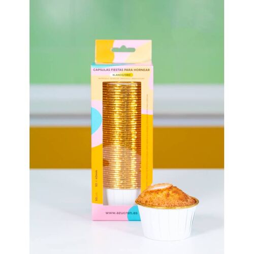 CÁPSULAS BLANCO/ORO 50 UDS. AZUCREN