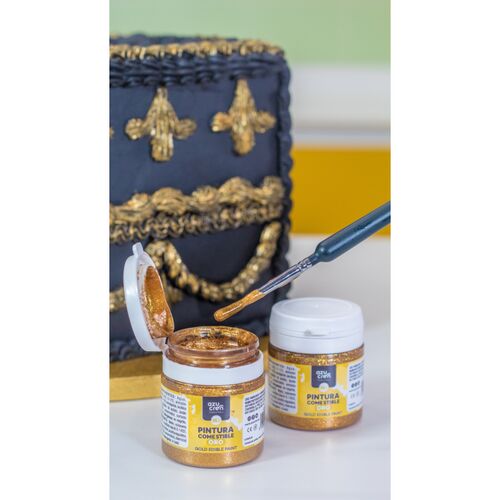 PINTURA COMESTIBLE ORO 35 ML. AZUCREN