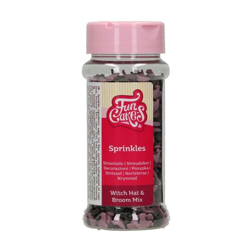 MIX SOMBRERO Y ESCOBA BRUJA 55 GR. FUNCAKES
