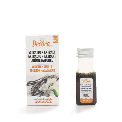 EXTRACTO DE VAINILLA NATURAL 20 ML. DECORA