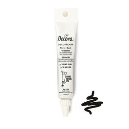 GEL DECORATIVO NEGRO 20 GR. DECORA