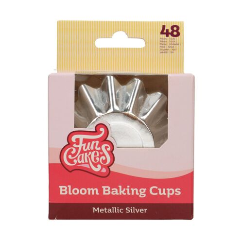 CÁPSULAS BLOOM PLATA METLICO 48 UDS. FUNCAKES