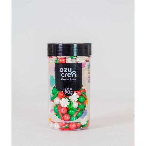 SPRINKLE MIX COLORES NAVIDEÑOS 90 GR. AZUCREN