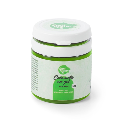 COLORANTE EN GEL VERDE 50 GR. PASTKOLOR