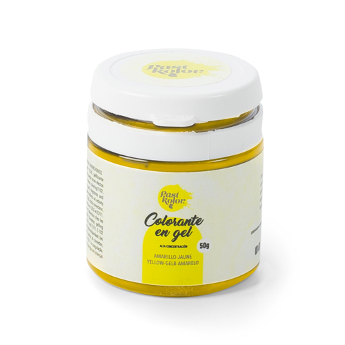 COLORANTE EN GEL AMARILLO 50 GR. PASTKOLOR