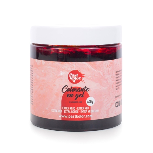 COLORANTE EN GEL EXTRA ROJO 400 GR. PASTKOLOR
