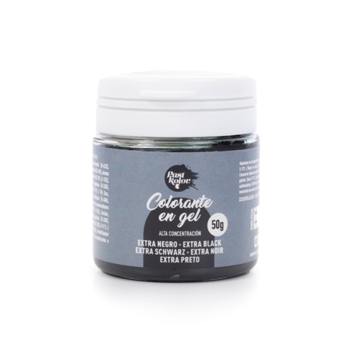 COLORANTE EN GEL EXTRA NEGRO 50 GR. PASTKOLOR