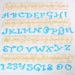 ALFABETO Y NÚMEROS MAYÚSCULAS CHUNKY FUNKY FMM