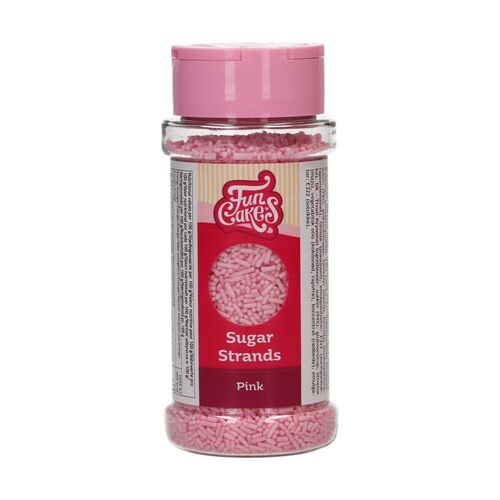 SUGAR STRANDS ROSA 80 GR. FUNCAKES