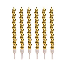 VELAS CUMPLEAÑOS BURBUJAS DORADAS