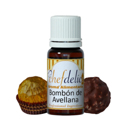 AROMA BOMBÓN DE AVELLANA 10 ML. CHEFDELICE