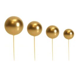 SET 20 BOLAS DECORATIVAS ORO AZUCREN