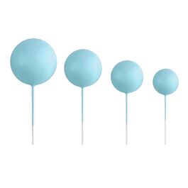 SET 20 BOLAS DECORATIVAS AZUL CLARO AZUCREN