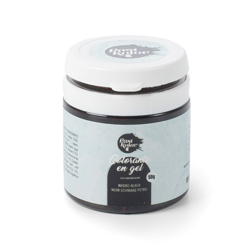 COLORANTE EN GEL NEGRO 50 GR. PASTKOLOR