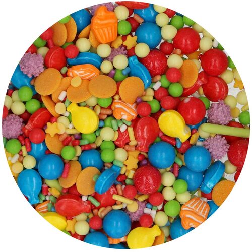 3D SPRINKLE MEDLEY - BIRTHDAY BASH 70 GR. FUNCAKES