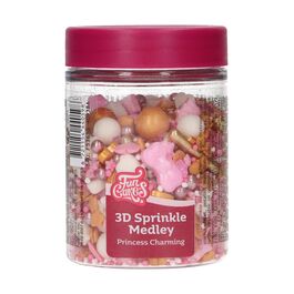 3D SPRINKLE MEDLEY - PRINCESS CHARMING 70 GR. FUNCAKES