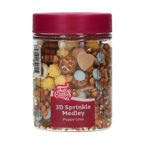 3D SPRINKLE MEDLEY - PUPPY LOVE 70 GR. FUNCAKES