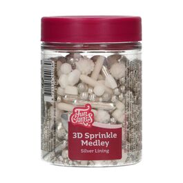 3D SPRINKLE MEDLEY - SILVER LINING 70 GR. FUNCAKES