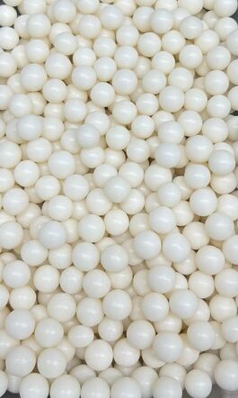 SUGAR PEARLS 10 MM WHITE 100 GR.