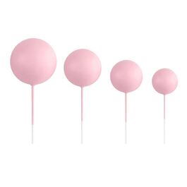SET 20 BOLAS DECORATIVAS ROSA CLARO AZUCREN