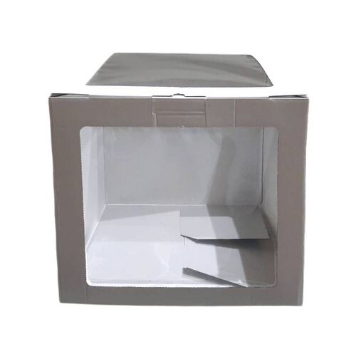 CAJA BLANCA DOS VENTANAS H25 - 25 X 25 CM. AZUCREN
