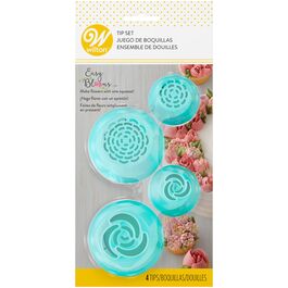 SET 4 BOQUILLAS EASY BLOOMS WILTON