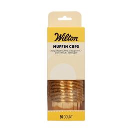 CÁPSULAS MUFFIN GOLD 50 UDS. WILTON