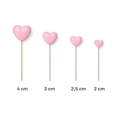 SET 20 CORAZONES ROSAS AZUCREN