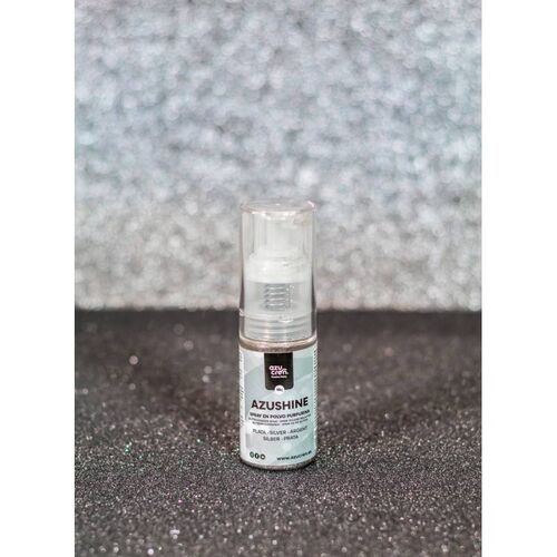 SPRAY EN POLVO PURPURINA PLATA 10 GR. AZUCREN