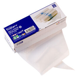 MANGAS DESECHABLES TRANSPARENTES EN ROLLO 40 CM. - 100 UDS. DECORA