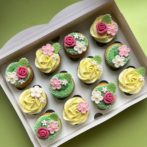DECORACIONES DE AZÚCAR MARGARITAS 12 UDS. FUNCAKES