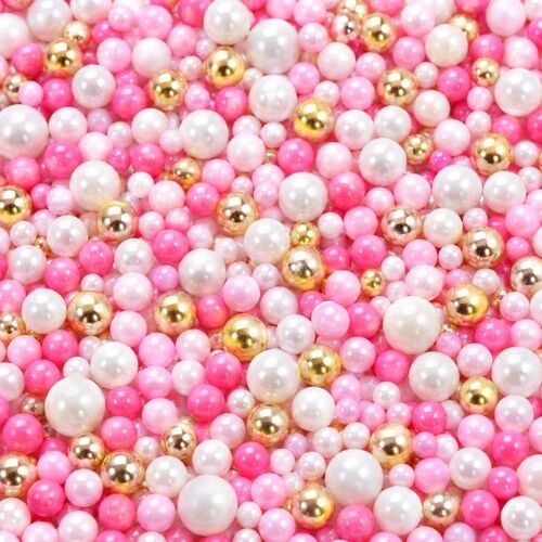 PERLAS AZÚCAR PINK GLAM MIX 90 GR. AZUCREN